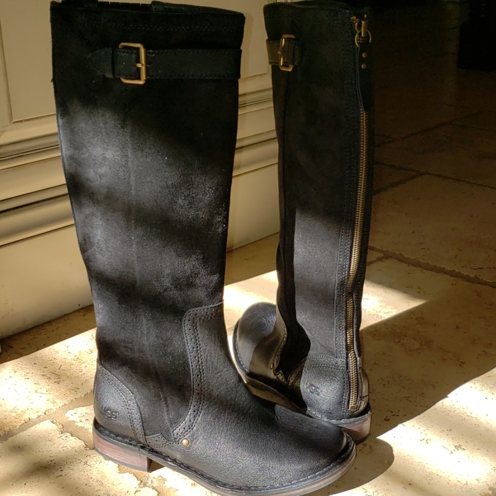 UGG Black Over the Knee Boots